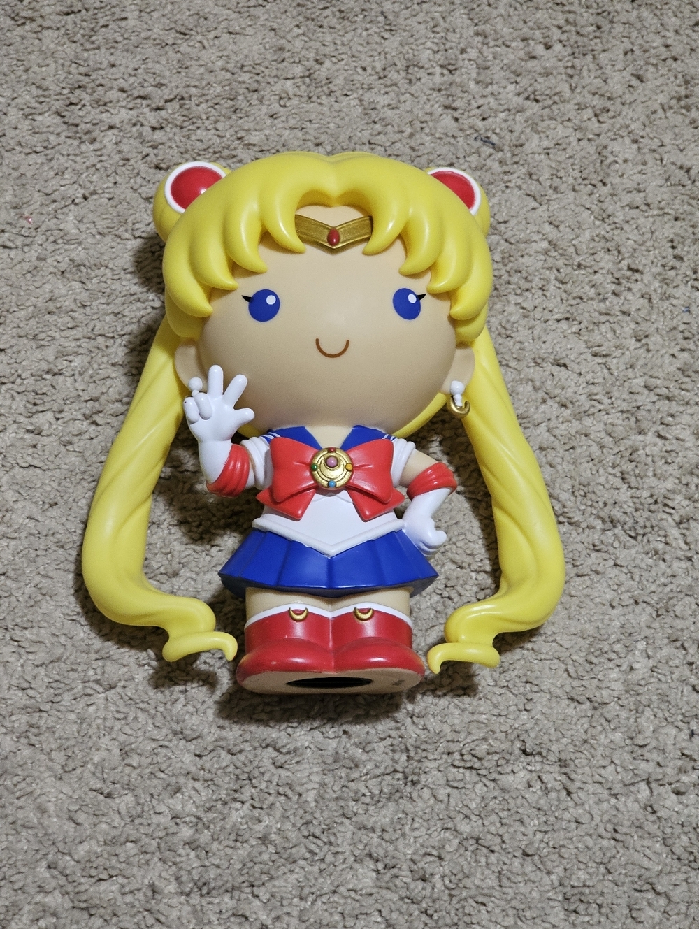 Sailor Moon Usagi Anime Coin Bank / Piggy Bank - Authentic Licensed - PVC